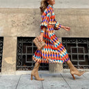 Vestido Casual Estampa Maia