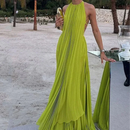 Vestido Longo Plissado Fellinne | Costa Nua