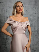 Vestido Longo Busto Drapeado Bruna